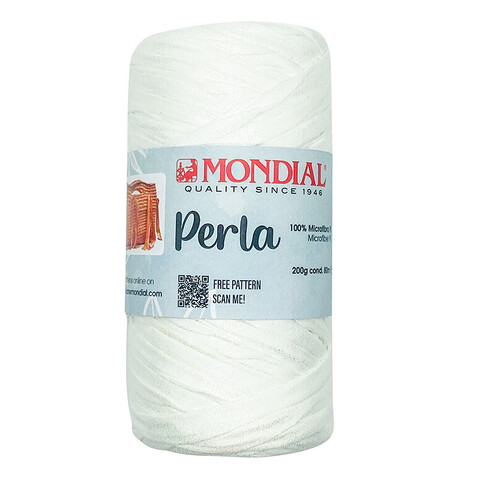 Gomitolo di fettuccia in microfibra lurex, 200gr Mondial fettuccia borse