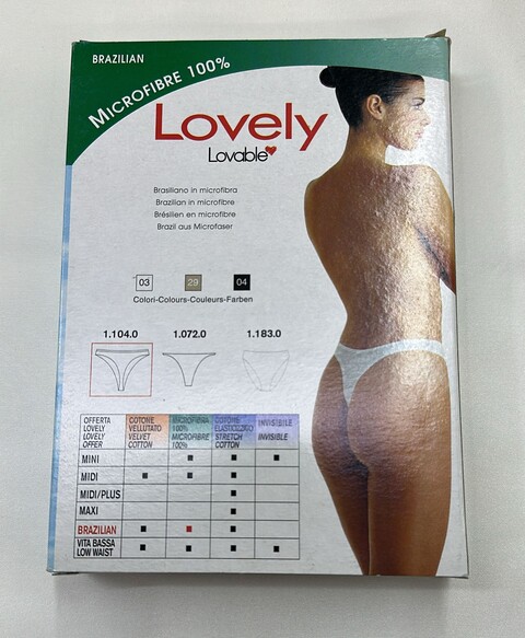 TRIPACK BRASILIANO MICROFIBRA Lovable Brasiliano