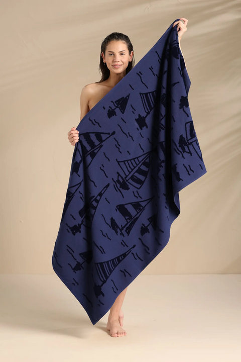 Telo Mare Spugna Velour Noi Di Notte Telo Mare