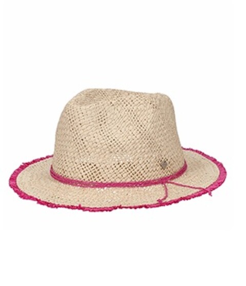 CAPPELLO TRILBY CARTA INTRECCIATA CON FRANGIA E LACCETTO BICOLORE Mirage