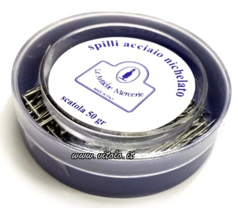 SPILLI ACCIAIO 50 GRAMMI Le Antiche Mercerie