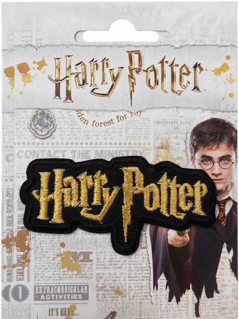 Stampa Termoadesiva Scritta Harry Potter Marbet Applicazione