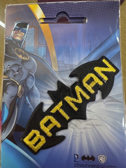 Termoadesivo Scritta Batman Marbet Applicazione