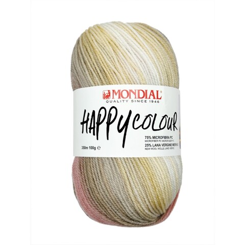HAPPY COLOUR 75% Microfibra PL 25% Lana Merino Mondial Filati
