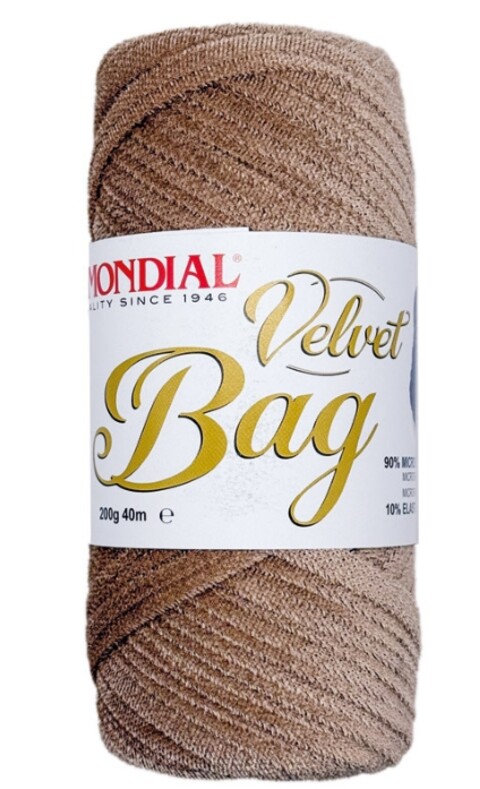 VELVET BAG 90% Microfibra PL 10% Elastan Mondial velvet bag