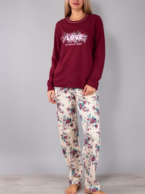 Pigiama Girocollo + Pantalone con Tasche Verdissima Pigiama Girocollo