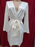 KIMONO IVORY SATIN NIGHT IVORY Lovable Vestaglia sposa