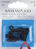 GANCI E OCCHIELLI PER PELLICCIA
NERO 3PZ. Milward