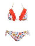 Bikini Triangolo con Coppe Imbottite Estraibili + Slip Annodato Verdissima Bikini Triangolo