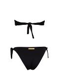 Bikini Fascia con Coppe Imbottite e Slip Annodato Verdissima Bikini Fascia