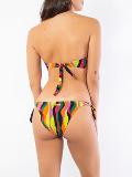 Bikini Fascia con Coppe Imbottite e Slip Annodato Verdissima Bikini Fascia