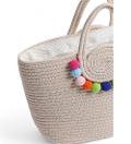 Borsa con pom pon 42X40X40 cm Admas Borsa