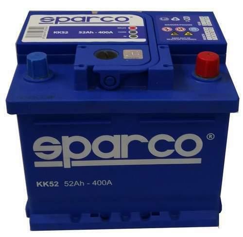 BATTERIA AUTO 52AH SPARCO 52AH-400A