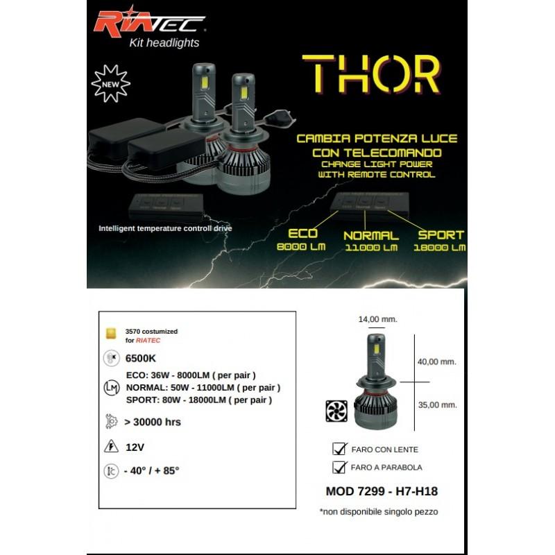 KIT LED H7-12V RIATEC THOR 3 MOD7299