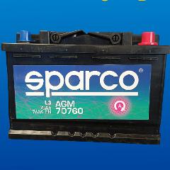 BATTERIA SPARCO AGM 12V-70AH -760EN SPARCO AGM70760