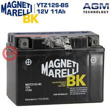 BATTERIA MOTO 12V-11AH AGM -CORREDATA DI ACIDO -SIGILLATA MAGNETI MARELLI MOT12B-BS-YT12B-BS