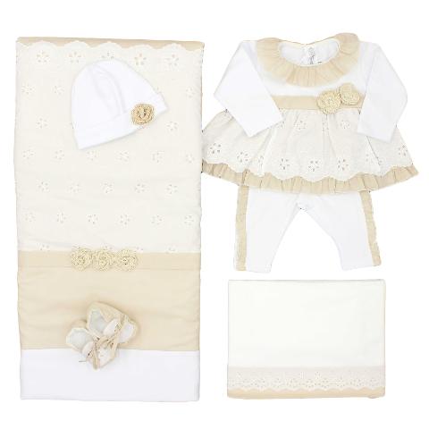 Cappellino sangallo La Sartoria Dei Piccoli Primavera/Estate