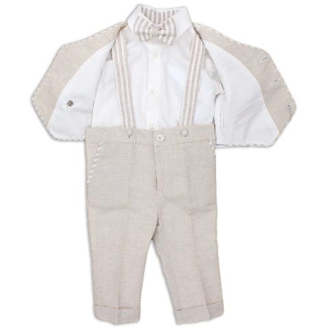 Completo gilet pantalone VI51 Les petits enfants Primavera/Estate