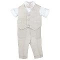 Completo gilet pantalone VI51 Les petits enfants Primavera/Estate