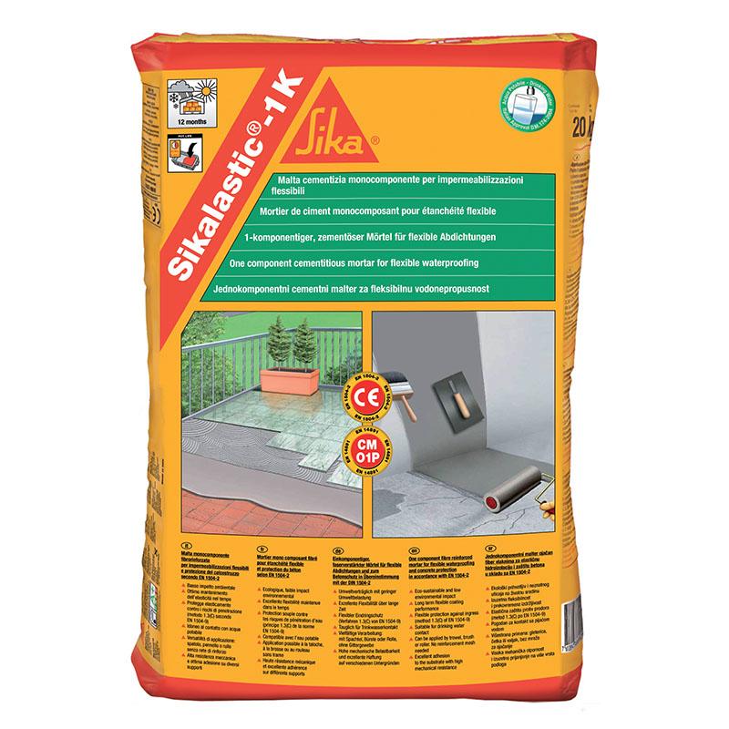 Sika lastic-1k Membrana Impermeabilizzante Sika Lastic-1k conf. 20Kg