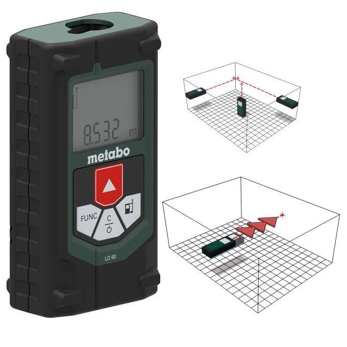 Misuratore di Distanza Laser Metrica LD 60