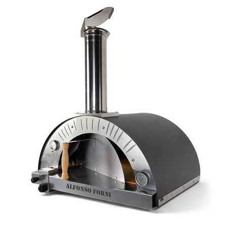 2 Pizze Alfonso Forni Forno Ibrido - Mod. Con Bruciatore Gpl/Metano + Portina Standard