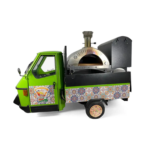 Ape Pizza Verde Kawasaki Alfonso Forni food truck