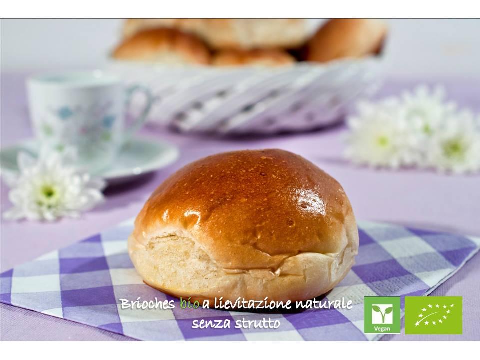 Brioches di grano tenero a lievitazione naturale La Casetta Verde conf. da 4 di 400 gr (.ca)