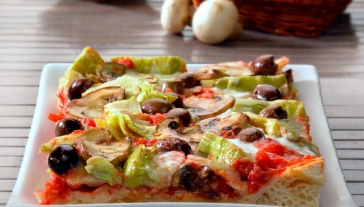 Pizza Capricciosa La casetta verde porzione da circa 300 gr.