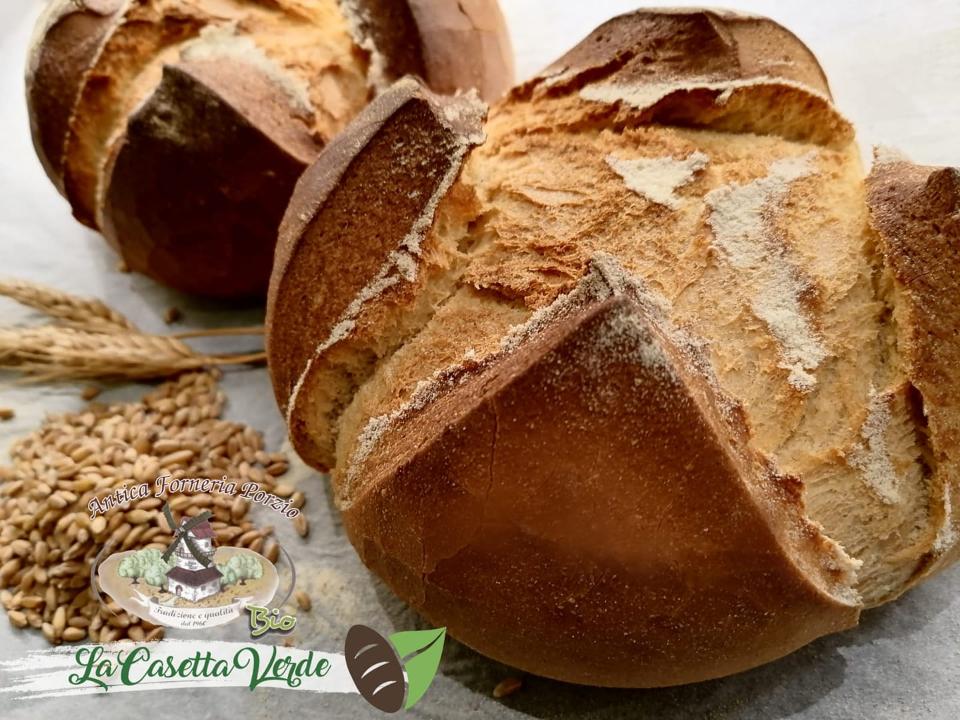 La pagnotta AltaSicula di 320 gr. La Casetta Verde di grano duro a lievitazione naturale