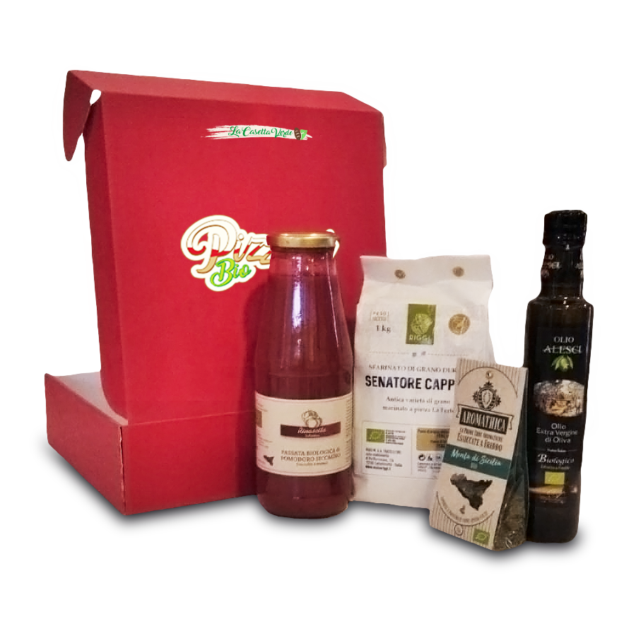 Food Box Pizzami Bio  La Casetta Verde per preparare a casa la vostra pizza
