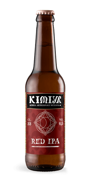 Birra artigianale siciliana Kimiya RED IPA Kimiya Bottiglia da 33 cl