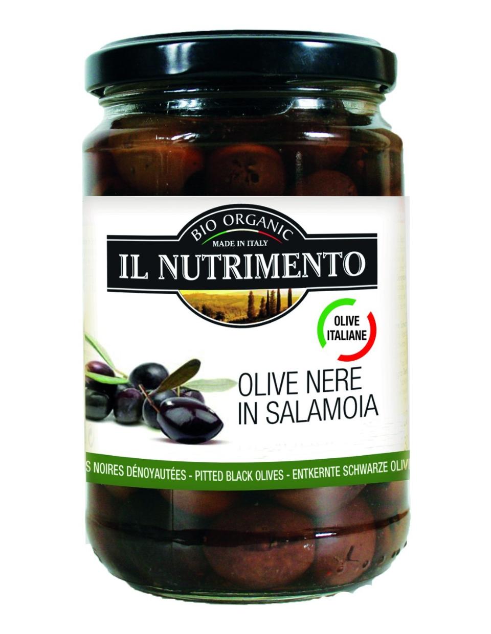 OLIVE NERE IN SALAMOIA INTERE  Probios vasetto da 280 gr.