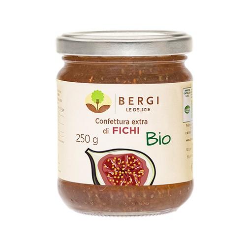 CONFETTURA BIO FICHI  Bergi vasetto da 250 gr.