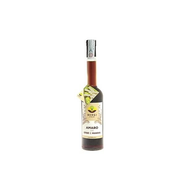 Amaro alle erbe e alla Manna Bergi Bottiglia da 500 cl