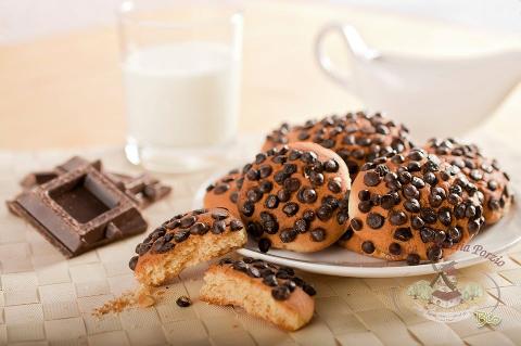 Biscotti Gocce con chicchi di cioccolato fondente Biologico di Grano Duro conf. da 210 gr. (.ca)
