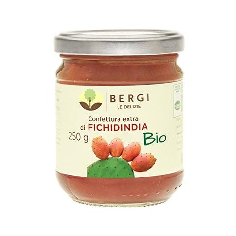 CONFETTURA BIO FICHIDINDIA Bergi vasetto da 250 gr.