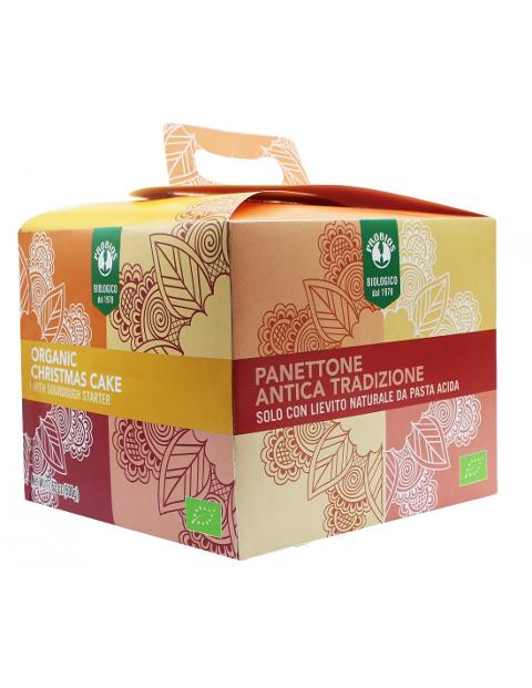 PANETTONE TRADIZIONALE solo con lievito naturale da pasta acida Probios confezione da 500 gr.