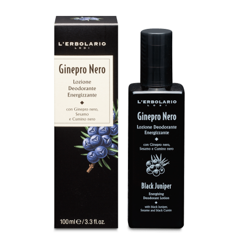 Lozione Deodorante Energizzante Ginepro Nero L'Erbolario 100 ML