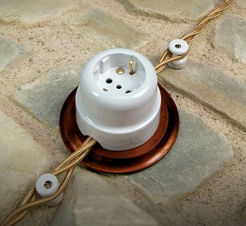 Impianti elettrici in stile vintage per loft e case antiche