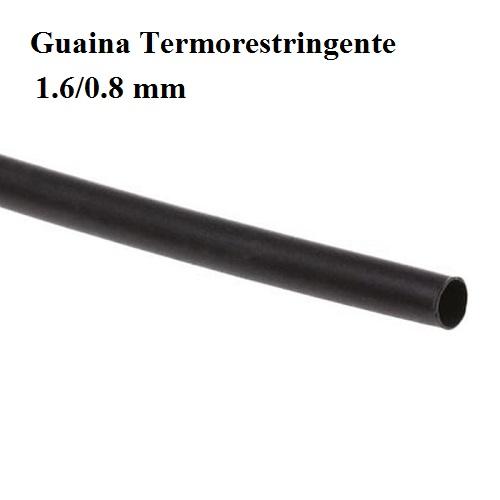 Guaina termorestringente 1,6 mm nera