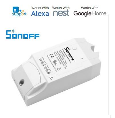 Interruttore WiFi MINI 2 Canali 230V con Misuratore Consumi Sonoff