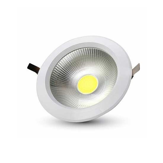 Incasso LED Bianco 10w Diam. 120 Luce Fredda