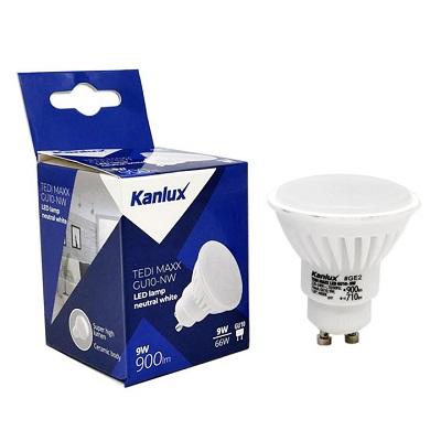 Lampada Led 9W GU10 120° Luce Fredda 900 Lumen