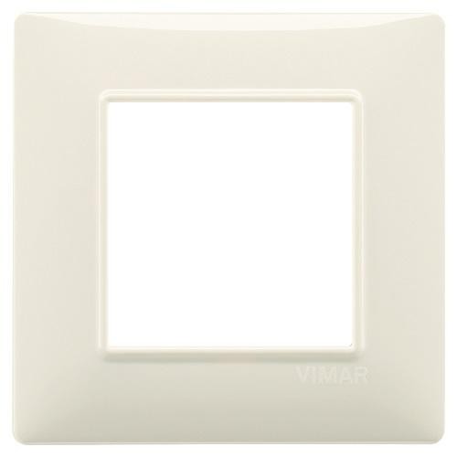 Placca 2M Beige per Scatola Rotonda Vimar