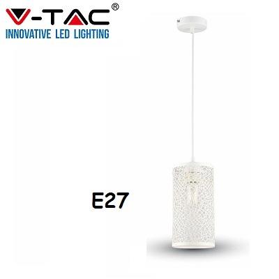 Lampadario Sospensione Bianco E27 V-TAC 3826