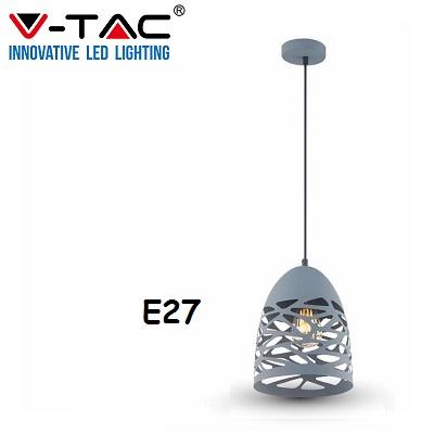 Lampadario Sospensione Grigio E27 V-TAC