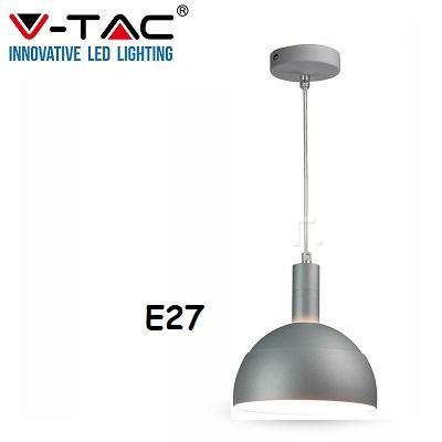 Lampadario Sospensione Grigio E27 V-TAC 3922