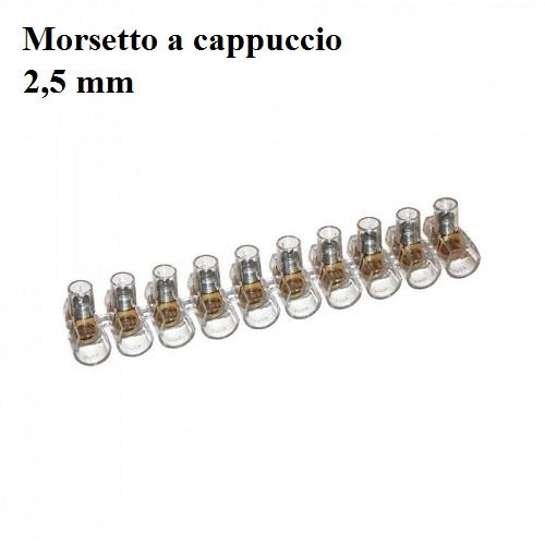 Morsetto a cappuccio 2,5mm