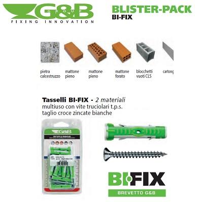 Tassello Universale C/vite 8x40 25pz BIFIX